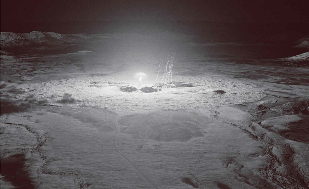 Trinity test — White Sands, New Mexico, 16 July 1945