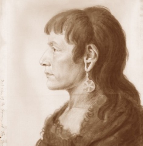 Chief Sheheke-shote (Big White) of the Mandan — portrait from the dossier