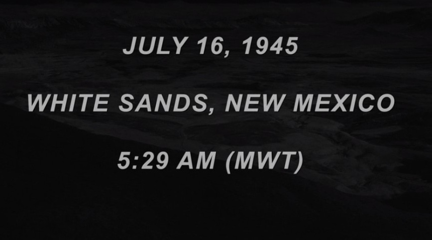 White Sands / Alamogordo — dossier plate for Douglas Milford’s 1945 special-detachment stretch
